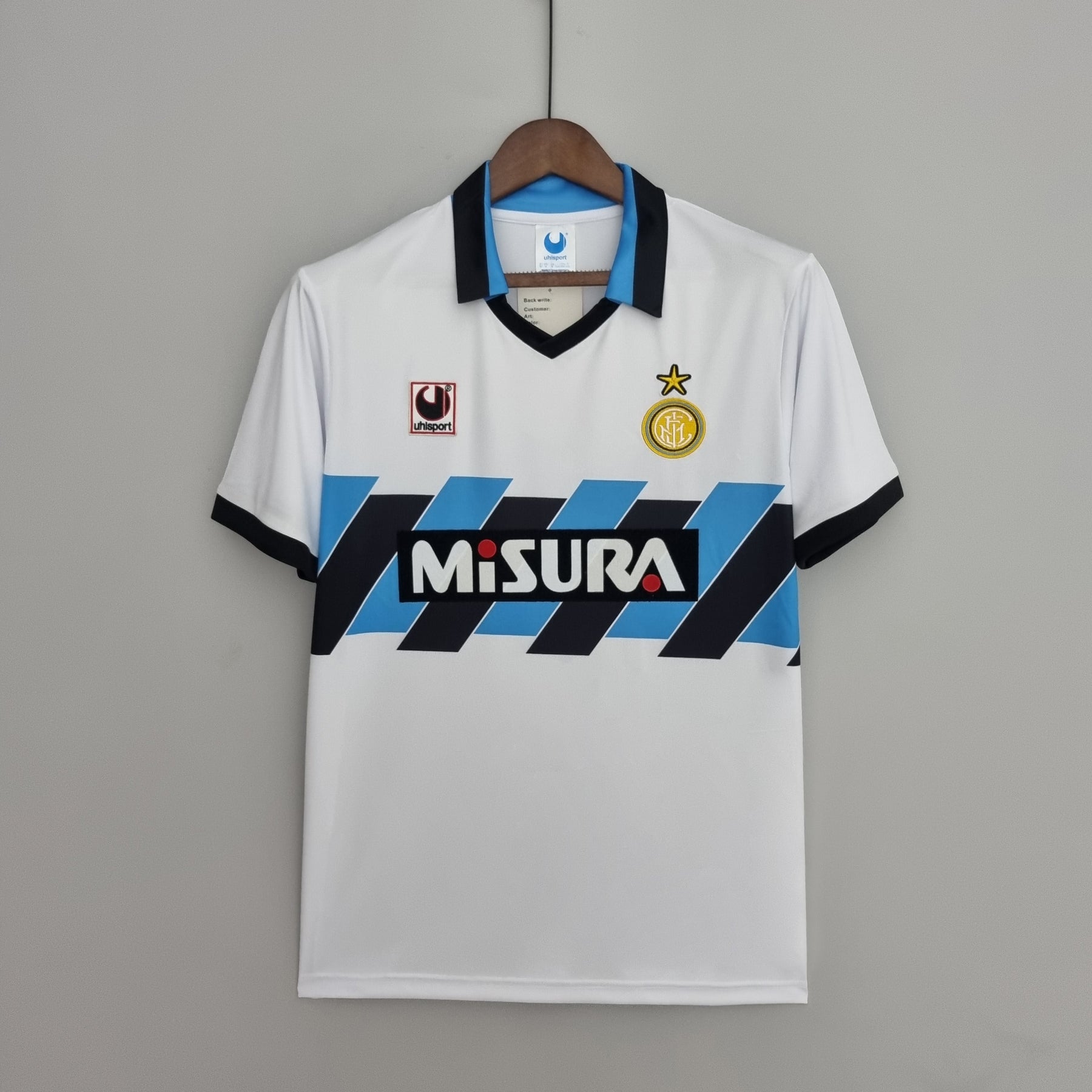 Camisa Inter de Milão Reserva 90/91 - Versão (Retrô)