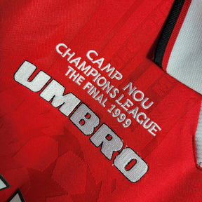 Camisa Manchester United Titular 1999 - Versão (Retrô)