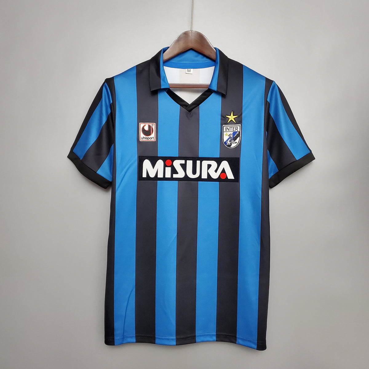 Camisa Inter de Milão Titular 88/90 - Versão (Retrô)