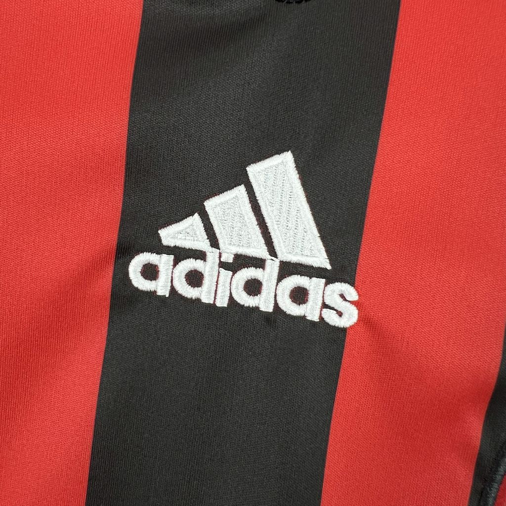 Camisa Milan Titular 06/07 - Versão (Retrô) Manga Comprida