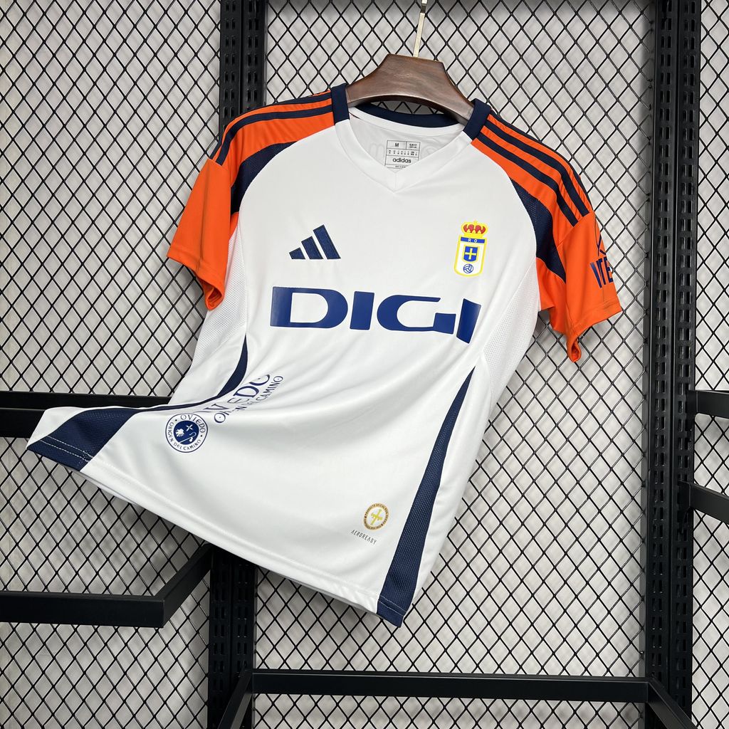 Camisa Real Oviedo Away 24/25 - Adidas (Torcedor) Masculina