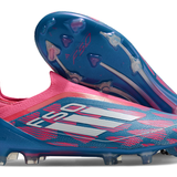 Chuteira Adidas F50 LL FG - Azul e Rosa