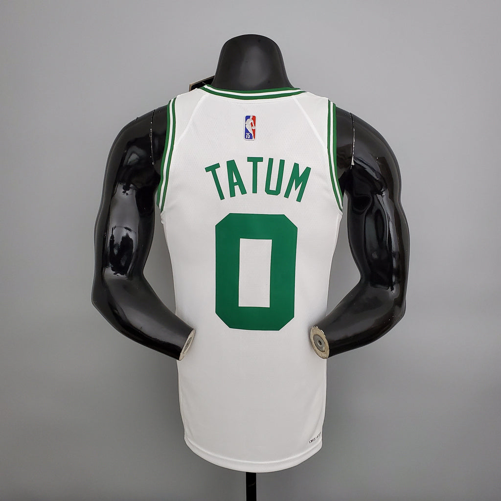 Camisa NBA Boston Celtics #0 Tatum - 75° Aniversário White