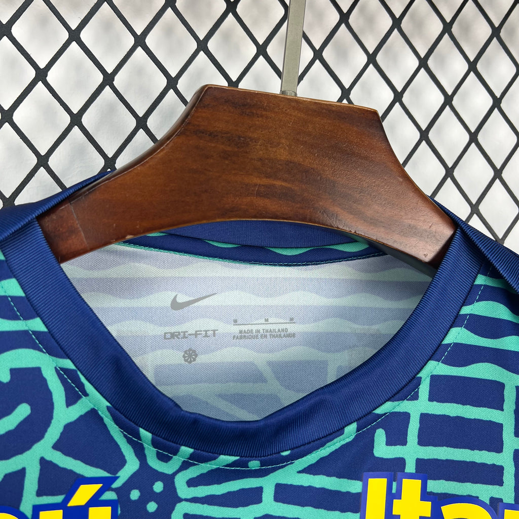 Camisa Brasil 2024 Pré-Jogo - (Retrô)
