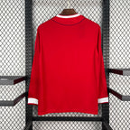 Camisa Liverpool 02/04 Home - (Retrô) Manga Longa