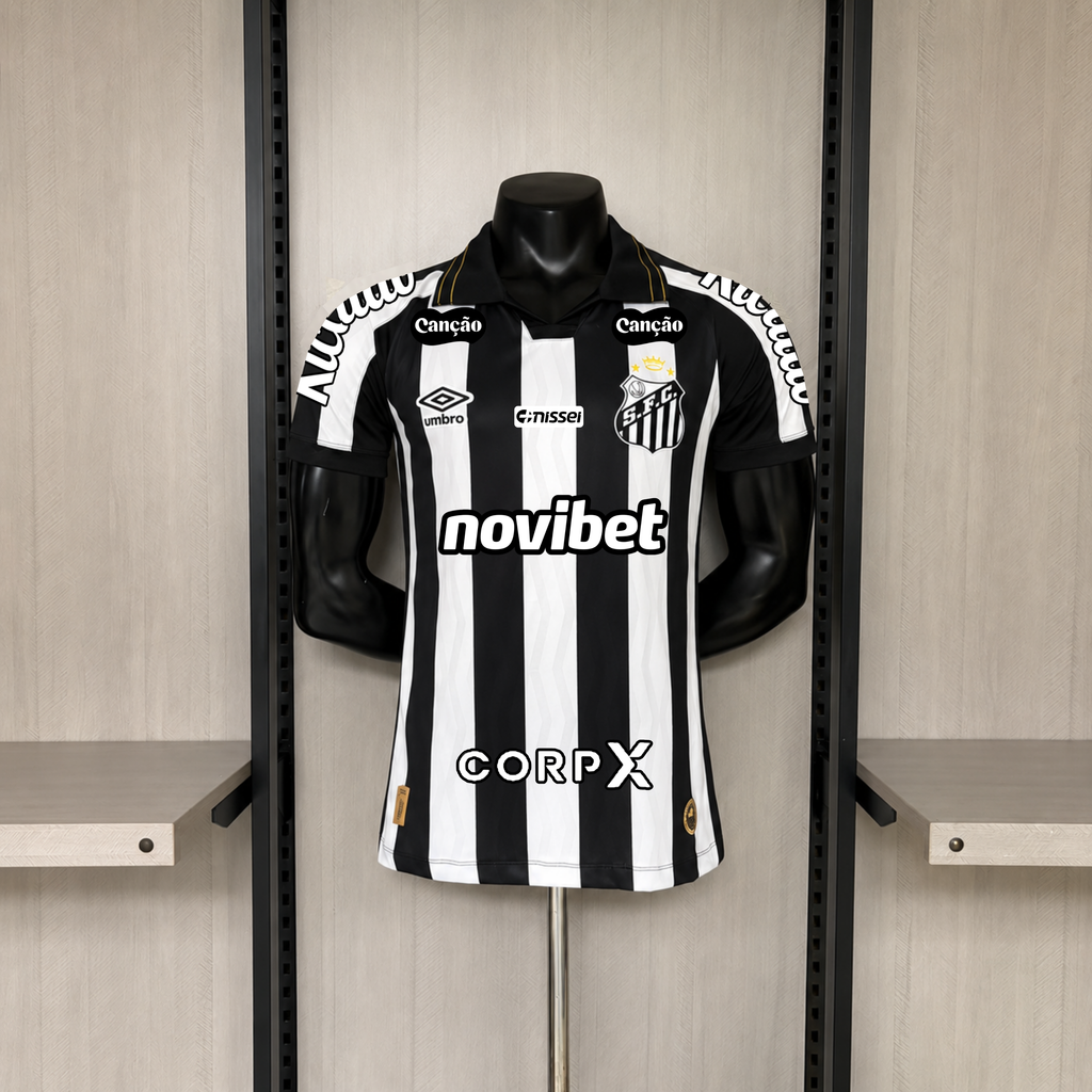 Camisa Santos 2026 Away (Todos os Patrocínios) - (Jogador)