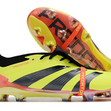 Chuteira Adidas Predator Elite Tongue FG - Amarela e Preta