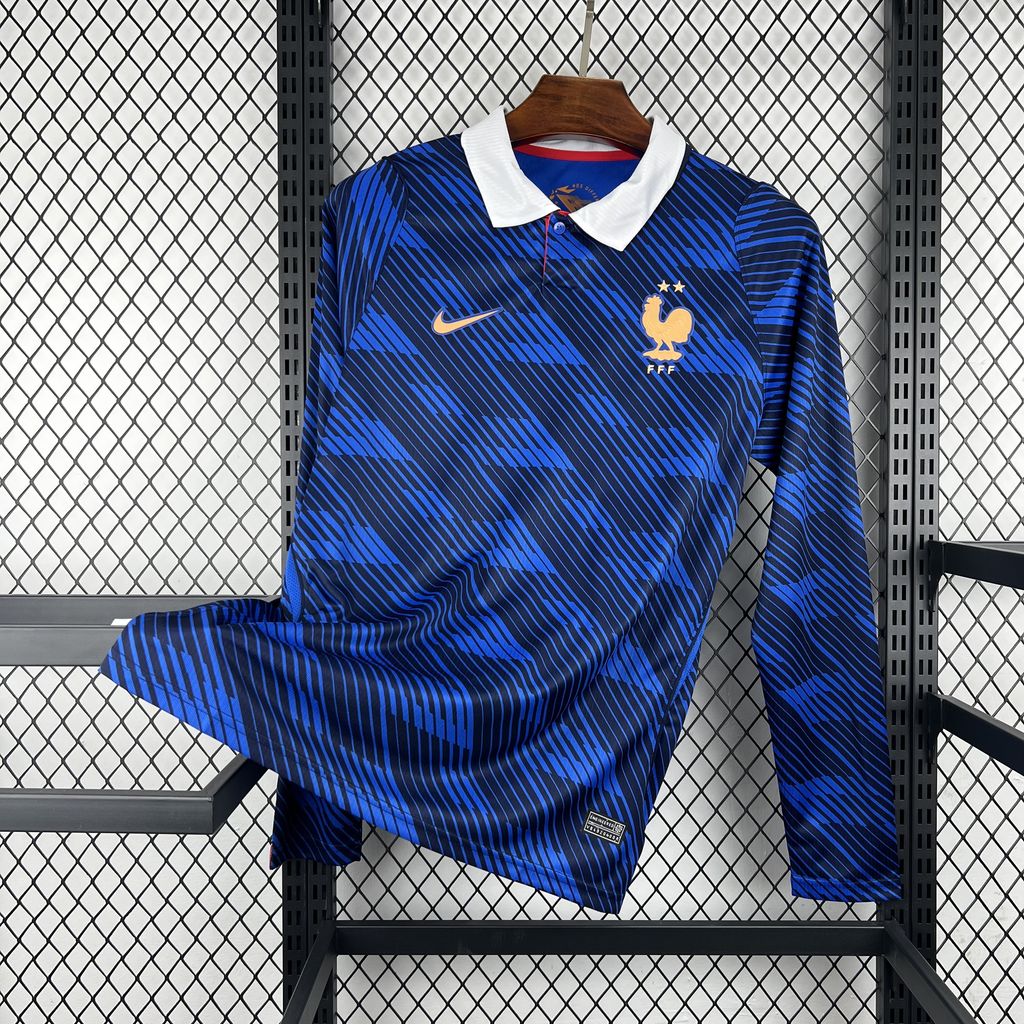 Camisa França 2026 Home- (Torcedor) Manga Longa
