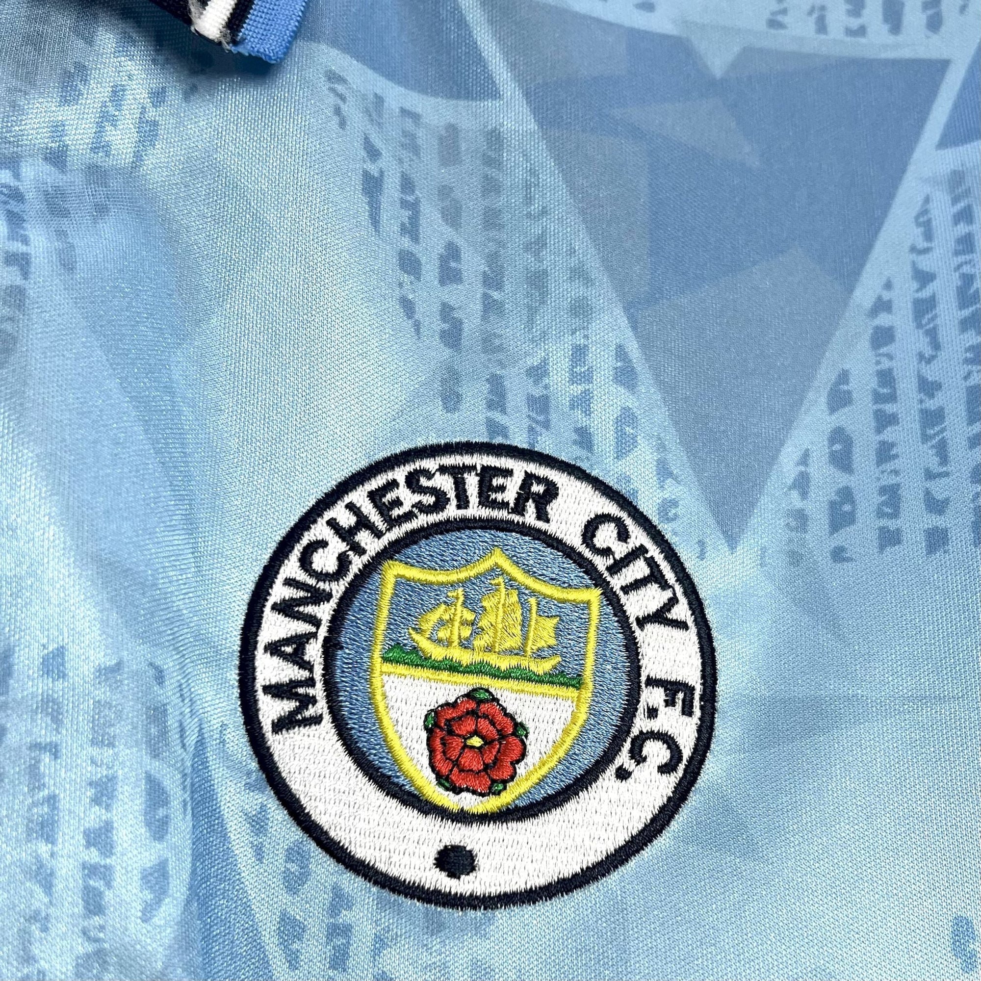 Camisa Manchester City 89/90/91 Home - (Retrô)