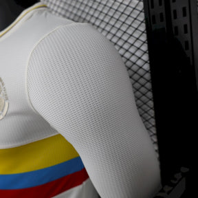 Camisa Colômbia Aniversário De 100 Anos Adidas 24/25 - Versão (Jogador) Manga Comprida