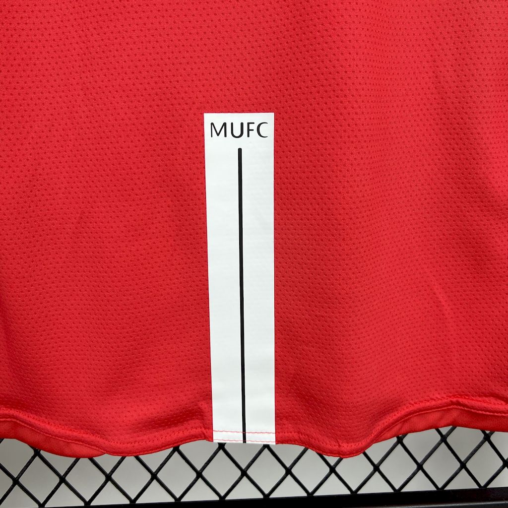 Camisa Manchester United Titular 07/08 - Versão (Retrô) Manga Comprida