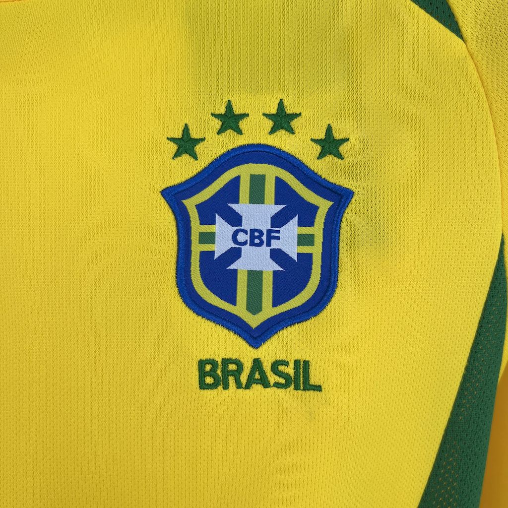 Camisa Brasil Titular 2002 - Versão (Retrô)