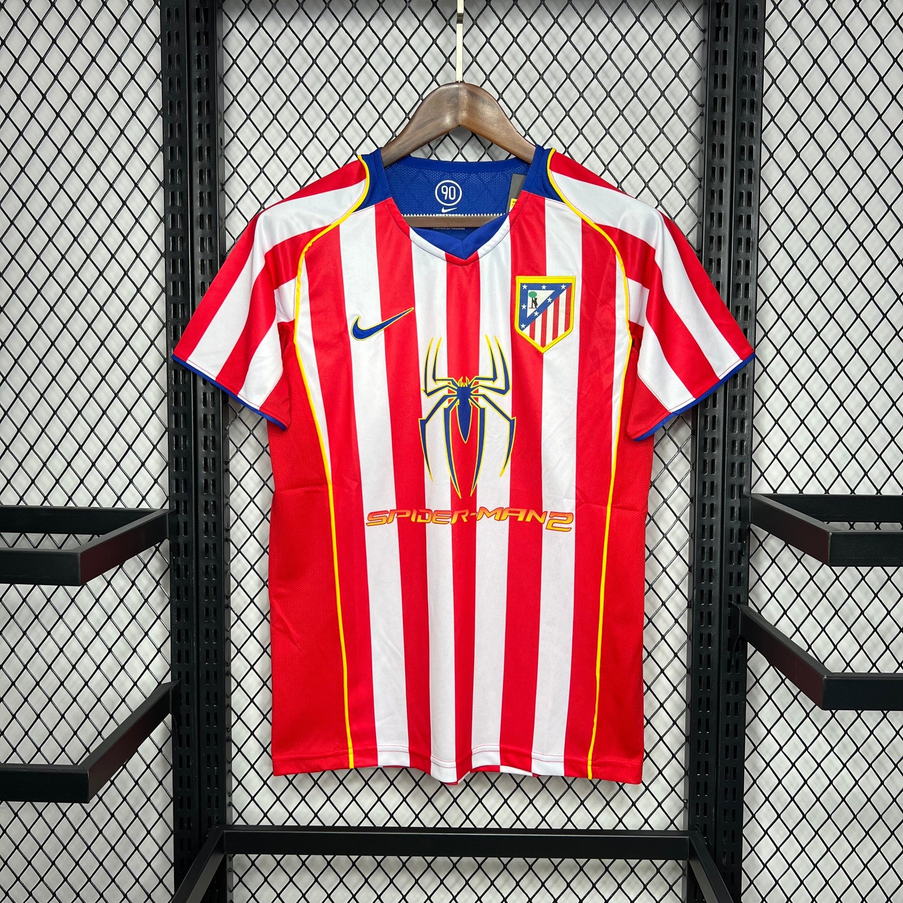 Camisa Atlético de Madrid Titular 04/05 - Versão (Retrô)
