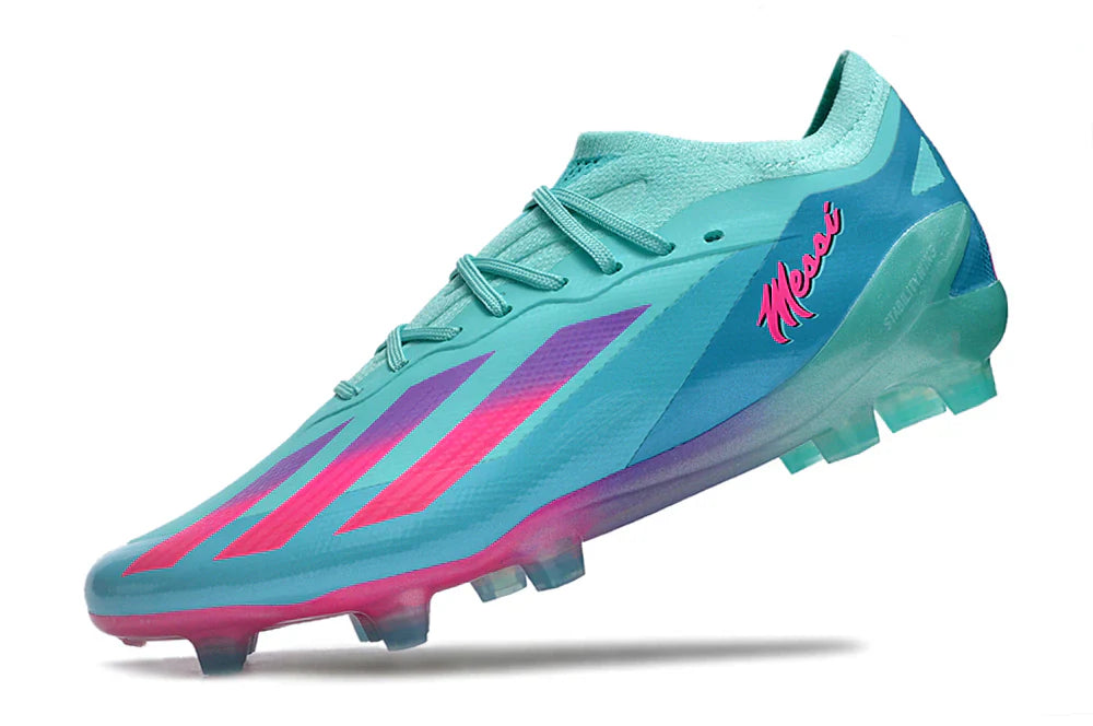 Chuteira Adidas CrazyFast.1 MESSI FG (Ciano)
