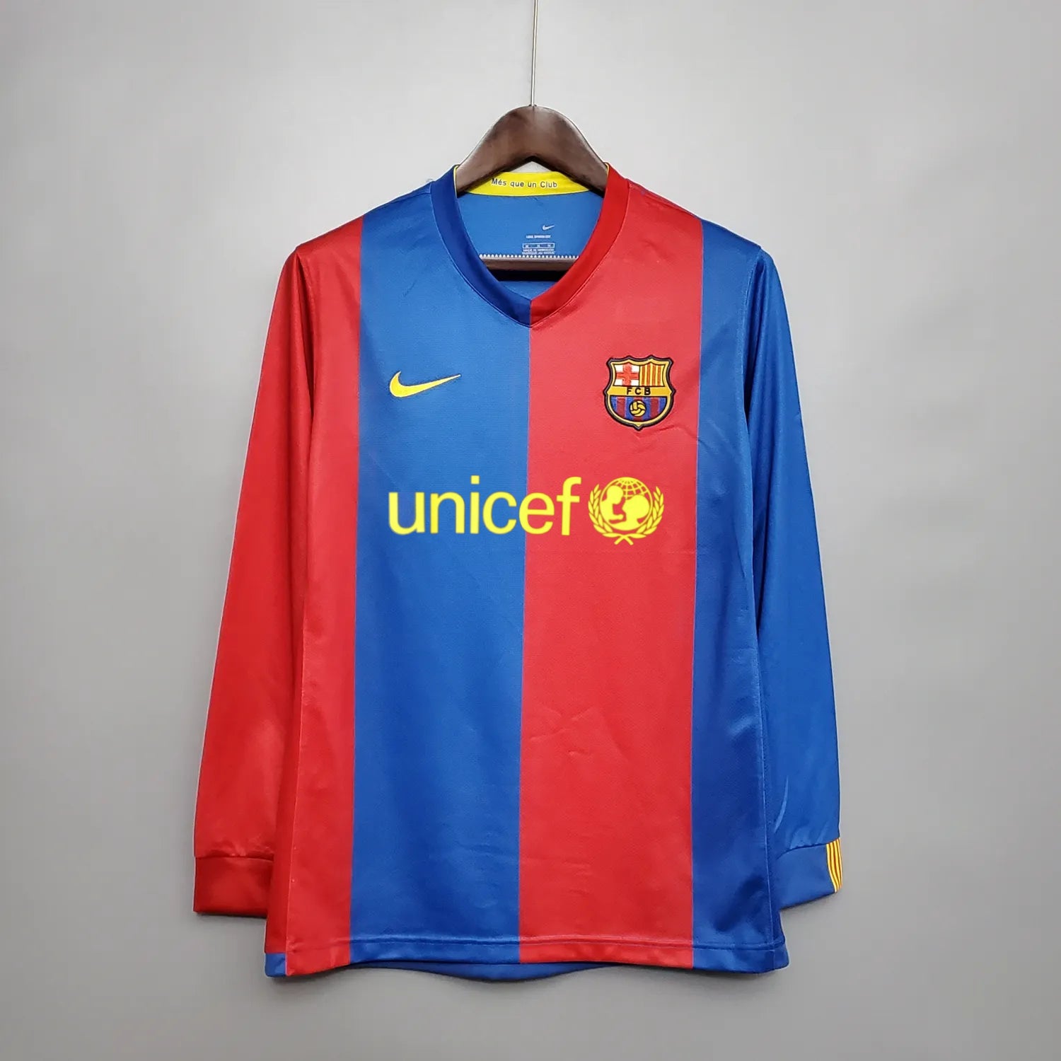 Camisa Barcelona 06/07 Home - (Retrô) Manga Longa