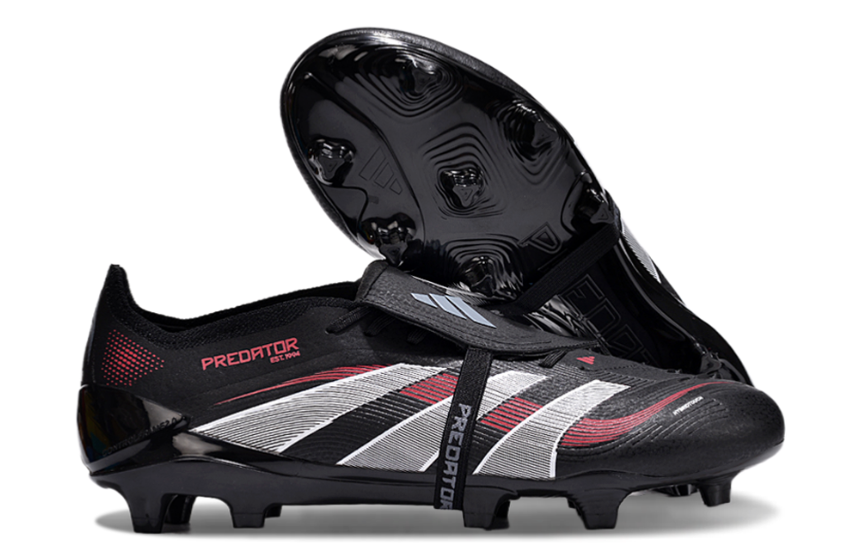 Chuteira Adidas 25 Predator Elite Tongue FG (Preta)
