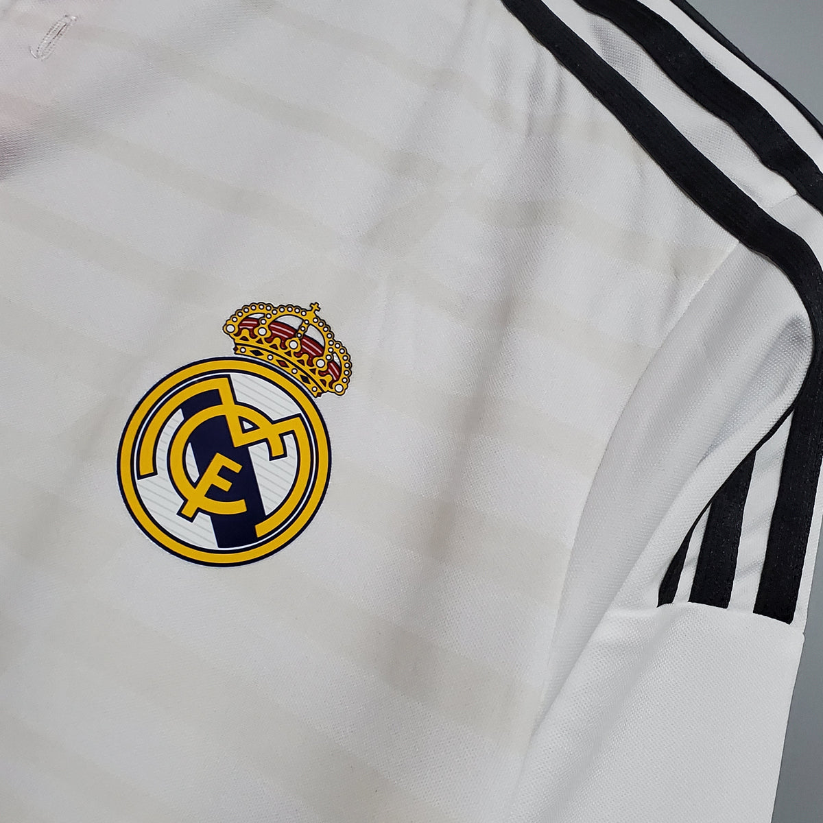 Camisa Real Madrid Titular 14/15 - Versão (Retrô) Manga Comprida
