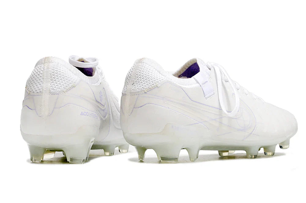 Chuteira Nike Tiempo Legend 10 FG - Branca - Edição Especialo