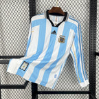Camisa Argentina 1998 Home - (Retrô) Manga Longa