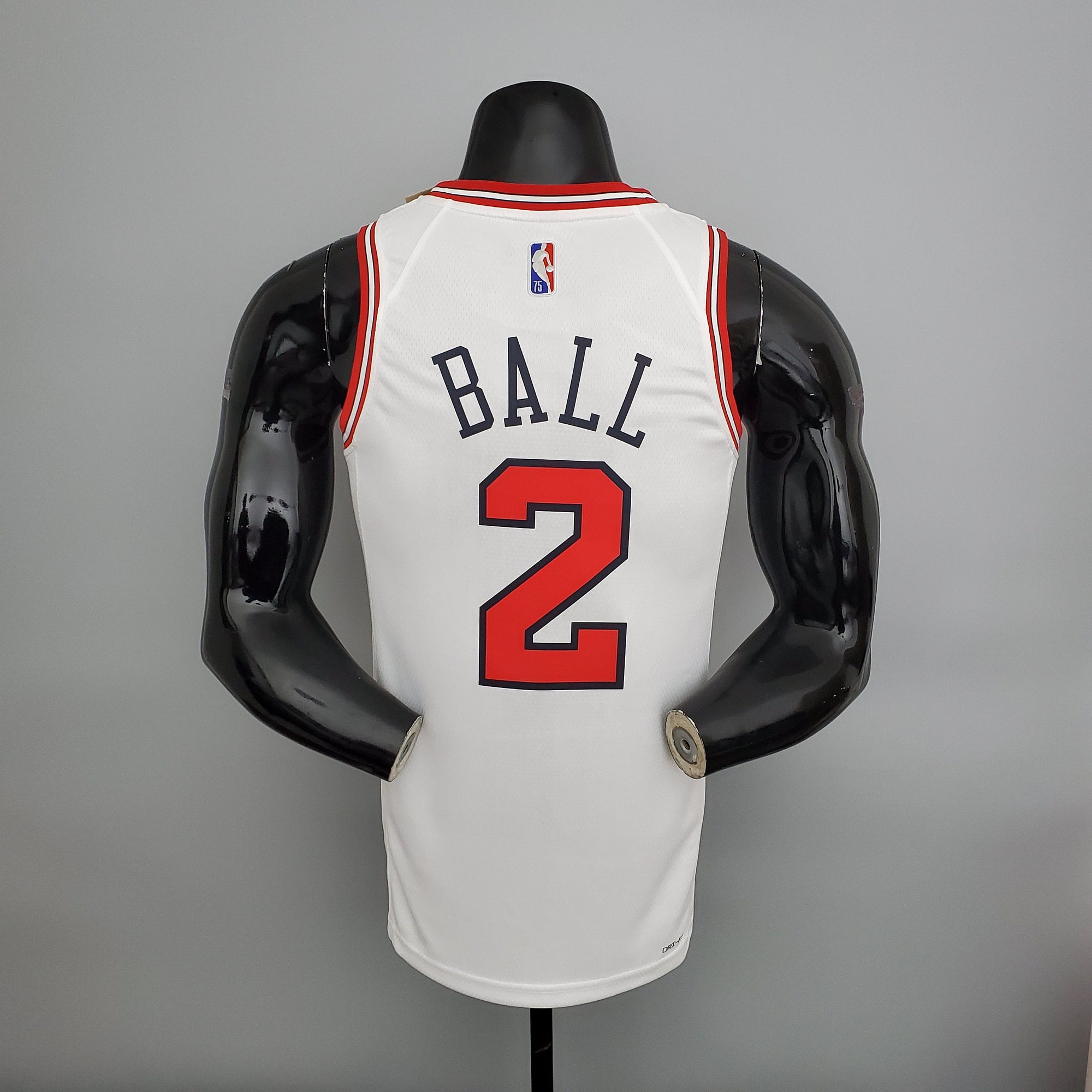 Camisa NBA Chicago Bulls #2 Ball - 75° Aniversário White