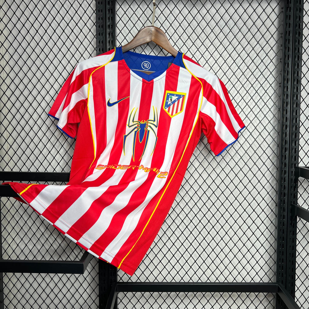 Camisa Atlético de Madrid Titular 04/05 - Versão (Retrô)