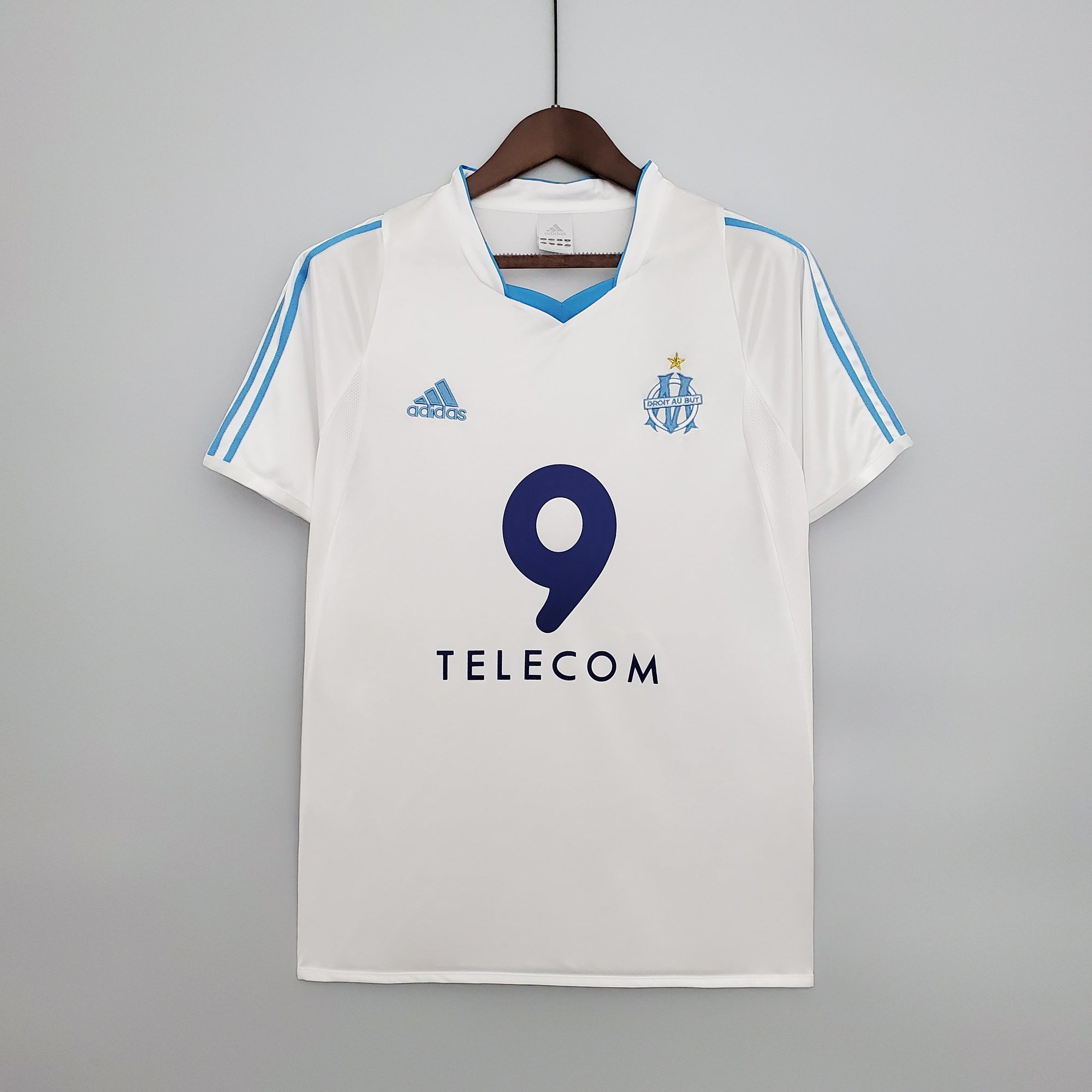 Camisa Olympique de Marseille Titular 02/03 - Versão (Retrô)