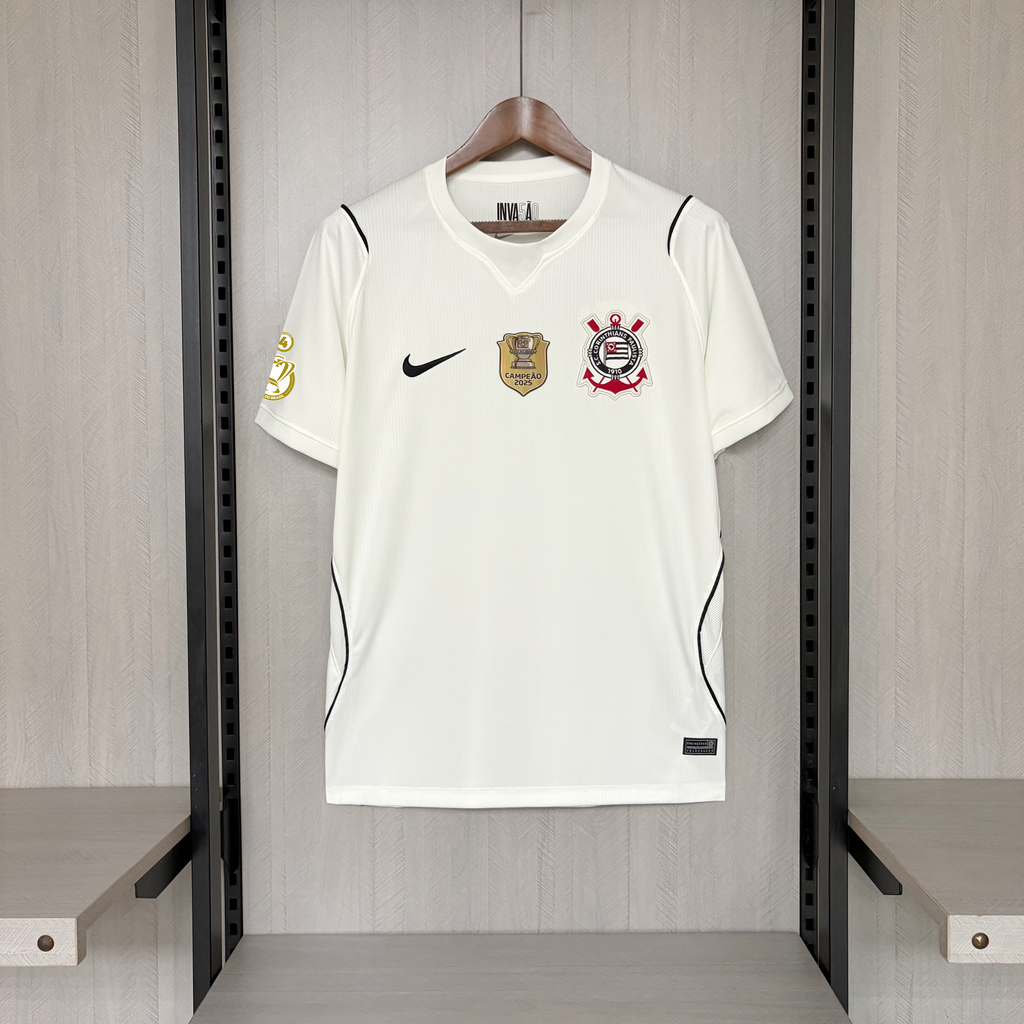 Camisa Corinthians 2026 Home (Com Patch) - (Torcedor)