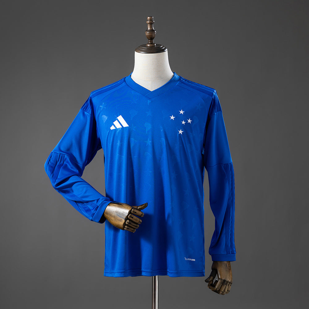 Camisa Cruzeiro 2026 Home - (Torcedor) Manga Longa