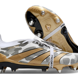 Adidas Predator Elite Fold-Over Tongue SG - Branca, Dourada e Preta