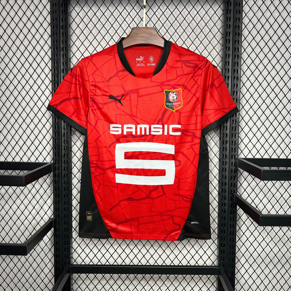Camisa Rennes Home 24/25 - Versão (Torcedor) Masculina