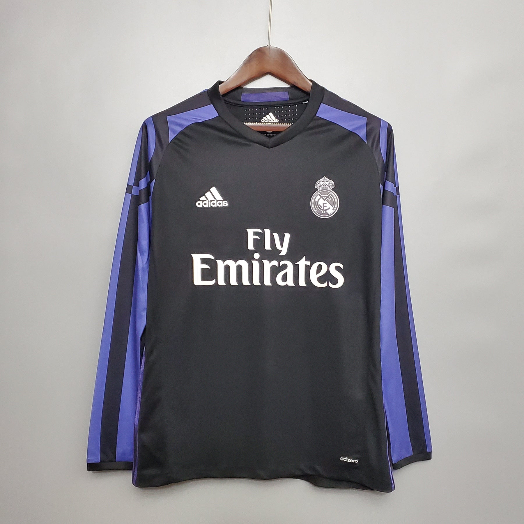 Camisa Real Madrid III 15/16 - Versão (Retrô) Manga Comprida