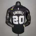 Camisa NBA San Antonio Spurs #20 Ginobili - City Edition Black