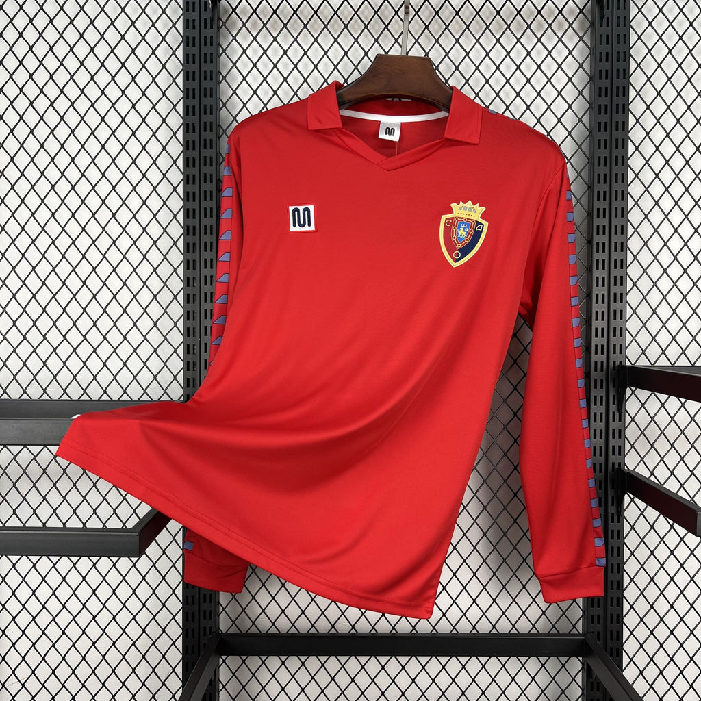 Camisa Osasuna 02/04 Home - (Retrô) Manga Longa