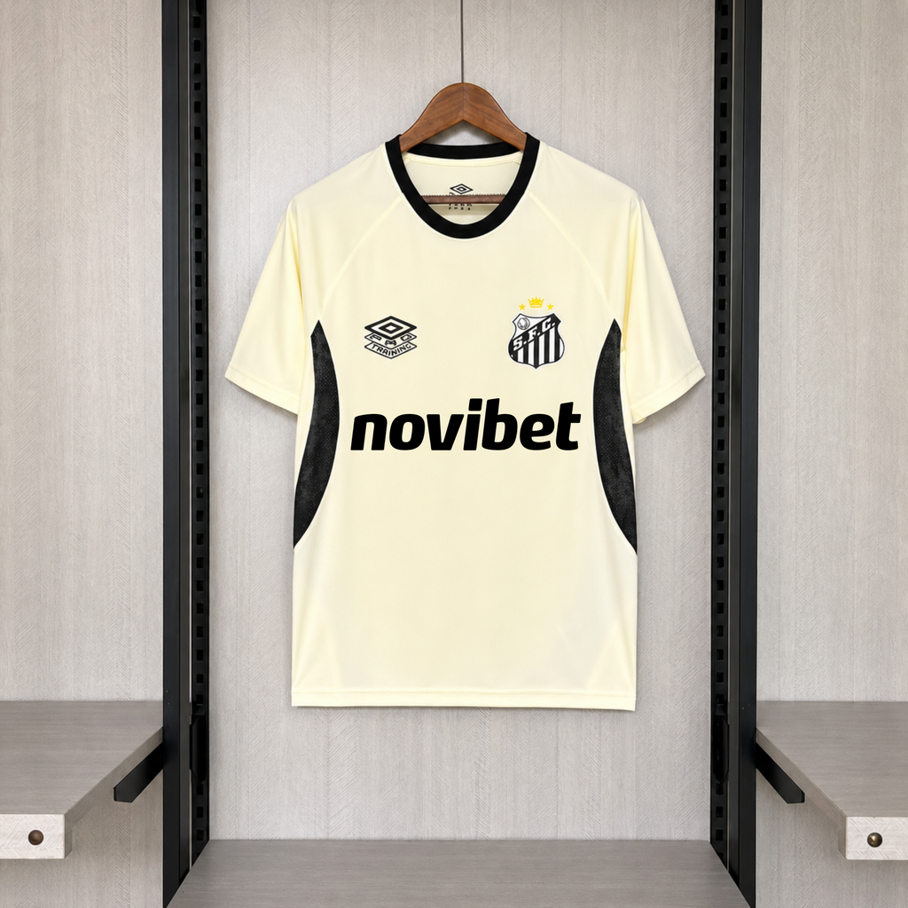 Camisa Santos 2026 Treino (Com Patrocínio) - (Torcedor)
