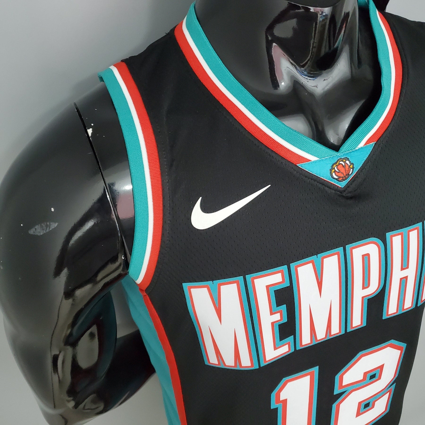Camisa NBA Memphis Grizzlies #12 Morant - (Retrô) Black