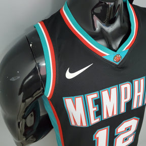 Camisa NBA Memphis Grizzlies #12 Morant - (Retrô) Black