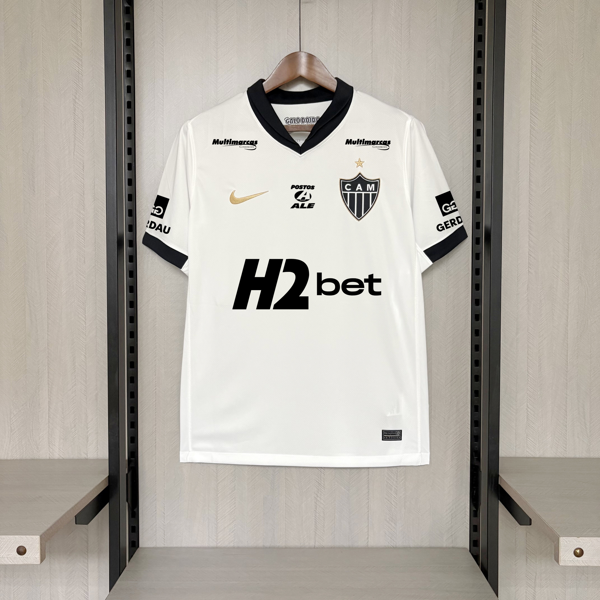 Camisa Atlético-MG 2026 Away (Todos os Patrocínios) - (Torcedor)