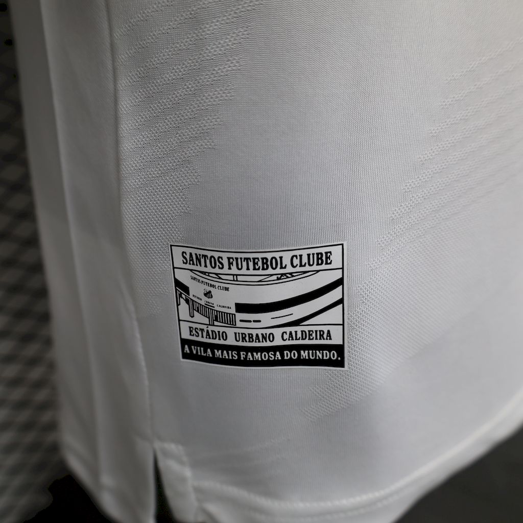 Camisa Santos Home 24/25 - Versão (Jogador) - Completa Com Patrocínio