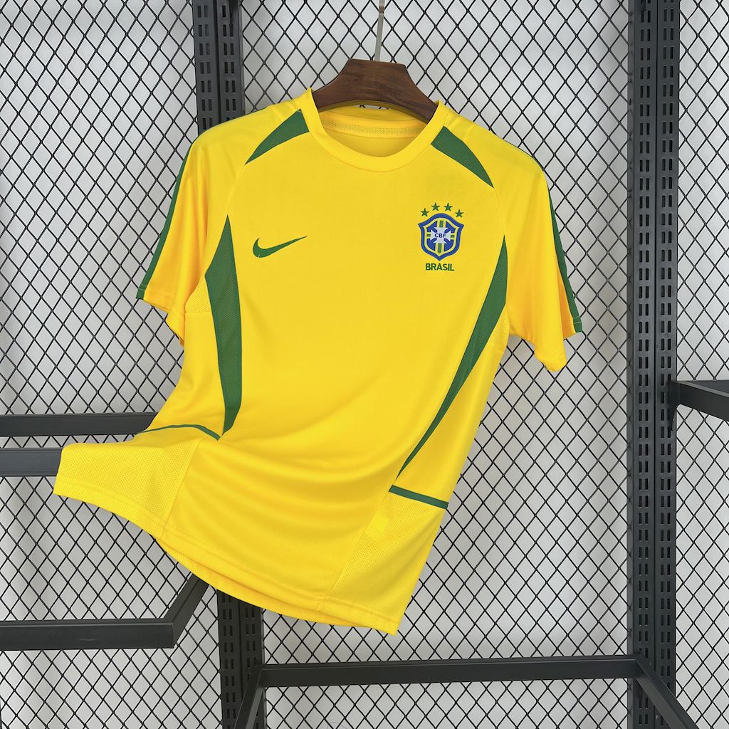 Camisa Brasil Titular 2002 - Versão (Retrô)