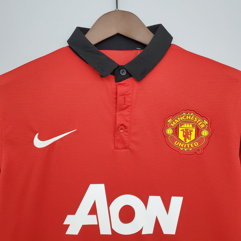 Camisa Manchester United Titular 13/14 - Versão (Retrô)