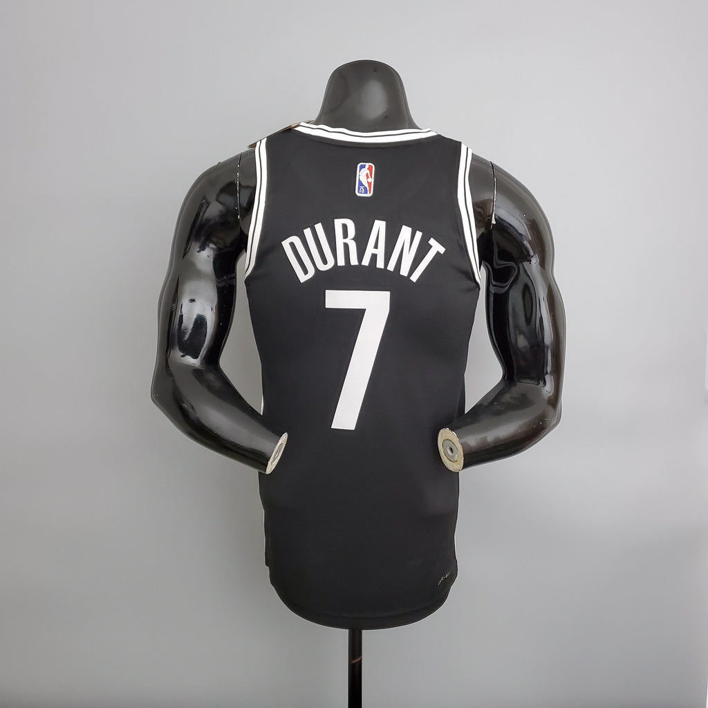 Camisa NBA Brooklyn Nets #7 Durant - 75° Aniversário Black