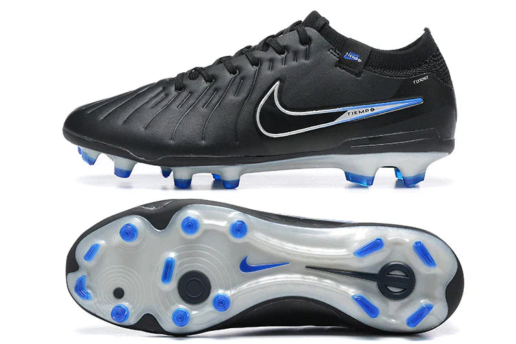 Chuteira Nike Tiempo Legend 10 FG - Preta e Azul - Shadow Pack