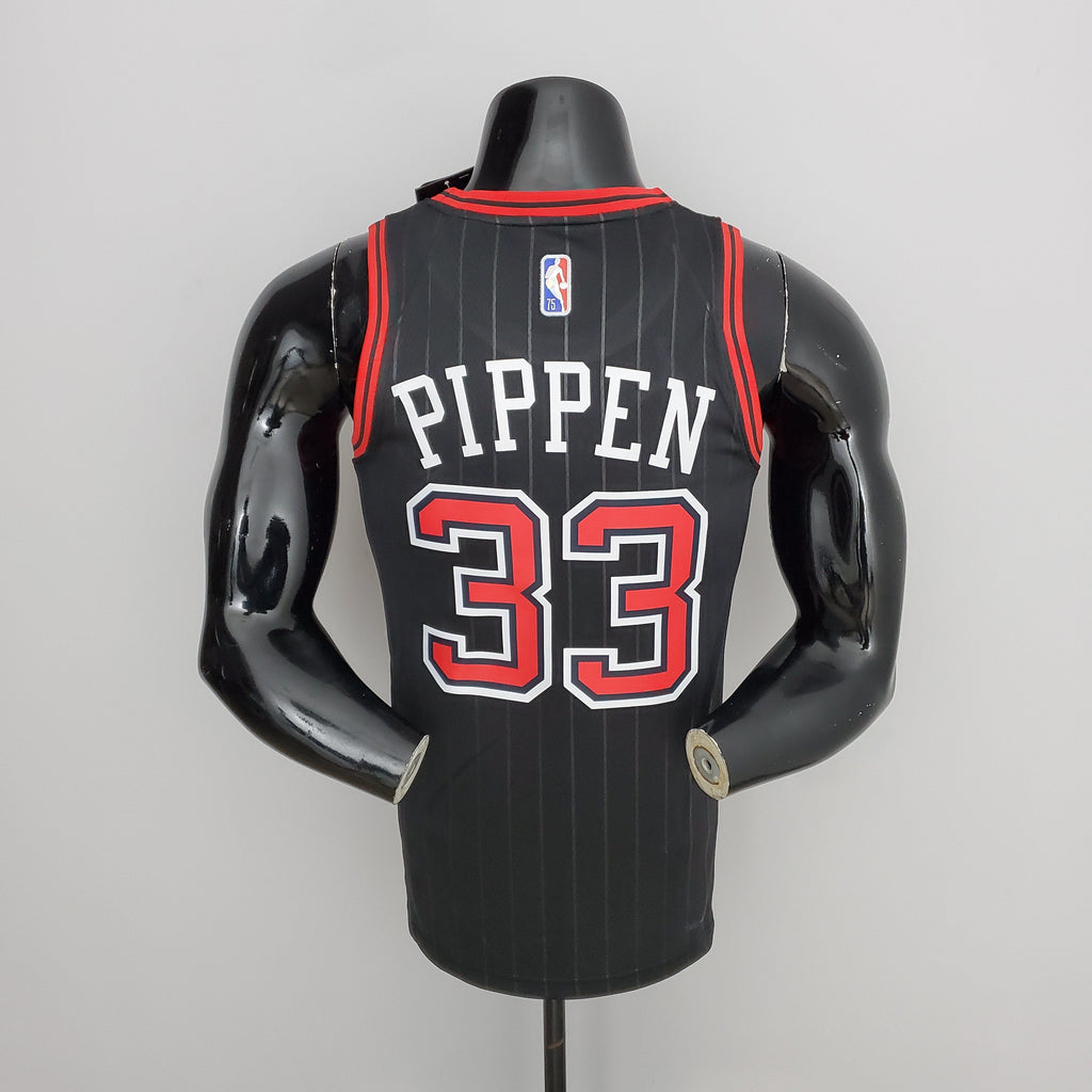 Camisa NBA Chicago Bulls #33 Pippen - Flyers Black