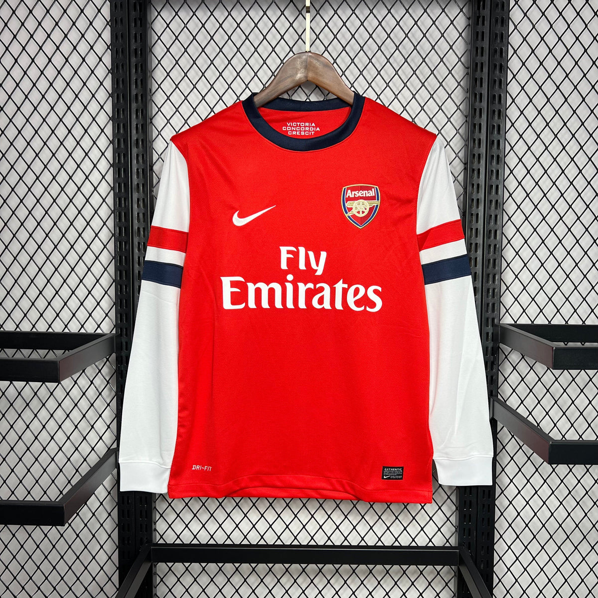Camisa Arsenal Titular 12/13 - Versão (Retrô) Manga Comprida