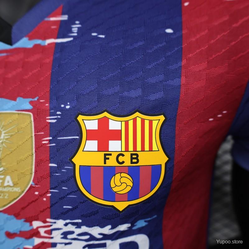 Camisa Barcelona x Argentina 25/26 (Messi) - (Jogador)