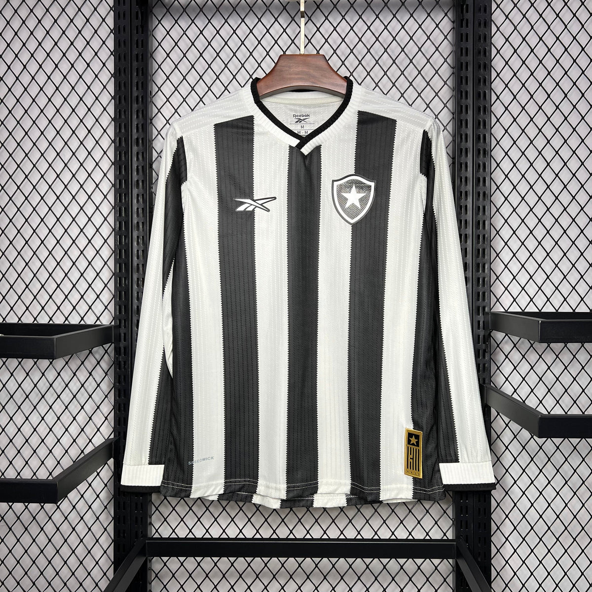 Camisa Botafogo Home Manga comprida 24/25 - Versão (Torcedor) Masculina