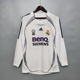 Camisa Real Madrid 06/07 Home - (Retrô) Manga Longa