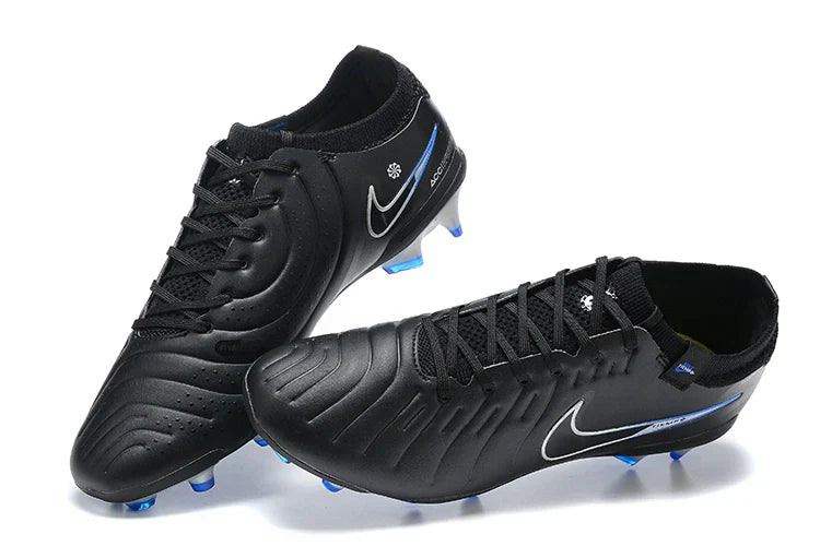 Chuteira Nike Tiempo Legend 10 FG - Preta e Azul - Shadow Pack