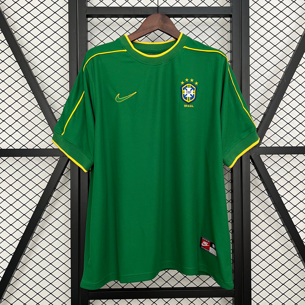 Camisa Brasil 1998 Goleiro Home - (Retrô)