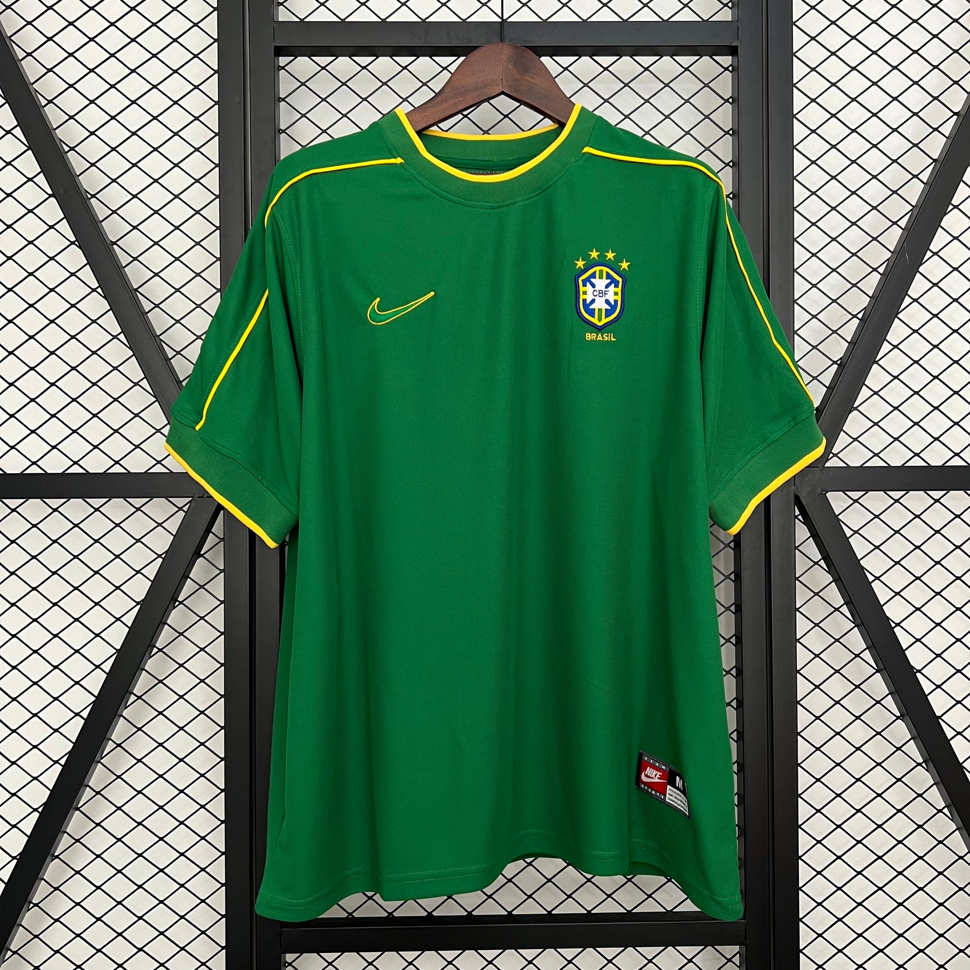 Camisa Brasil 1998 Goleiro Home - (Retrô)